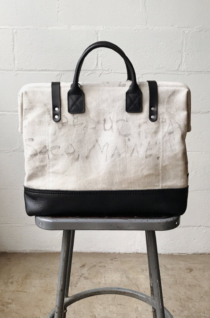 WWII era Salvaged USN Canvas Carryall