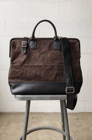 1940's era Salvaged Canvas Carryall