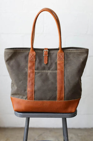 Waxed Canvas Tote Bag No. 2