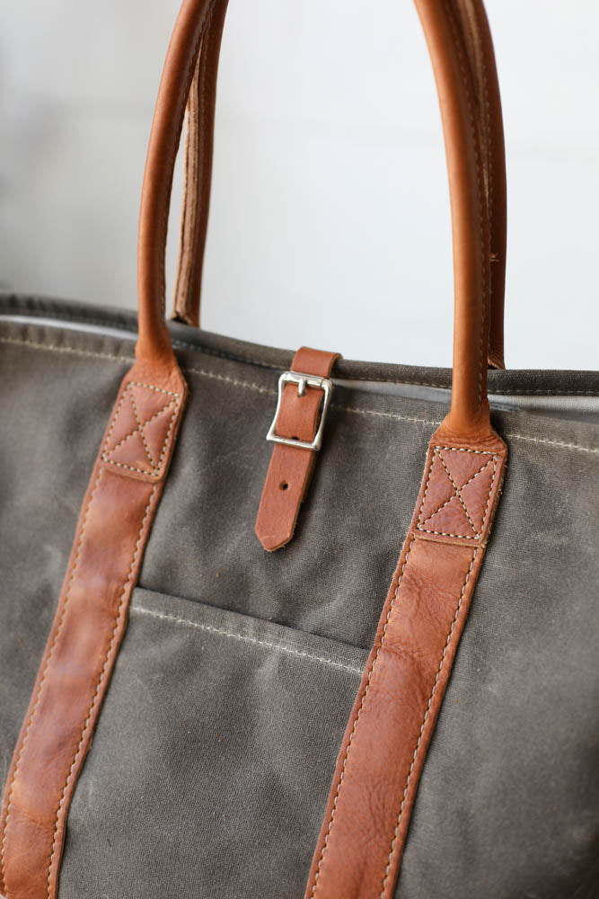 Waxed Canvas Tote Bag No. 2