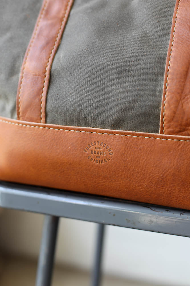 Waxed Canvas Tote Bag No. 2
