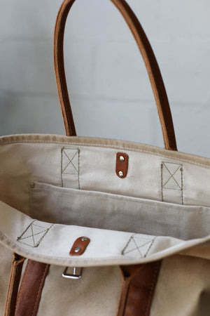 Waxed Canvas Tote Bag No. 3