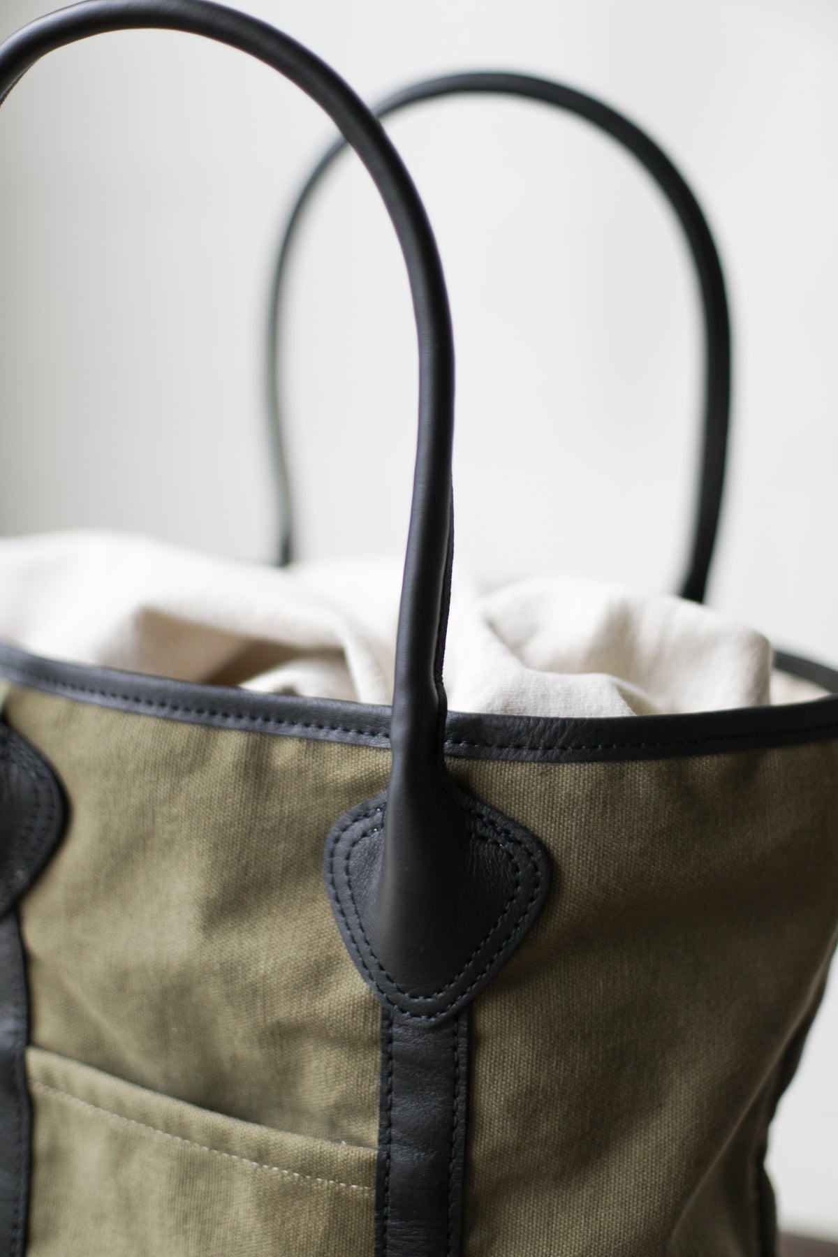 1950's era Salvaged Canvas Tote Bag