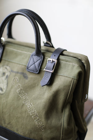 WWII era Salvaged Snoppy Canvas Carryall