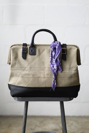 WWII era Salvaged USN Canvas Carryall