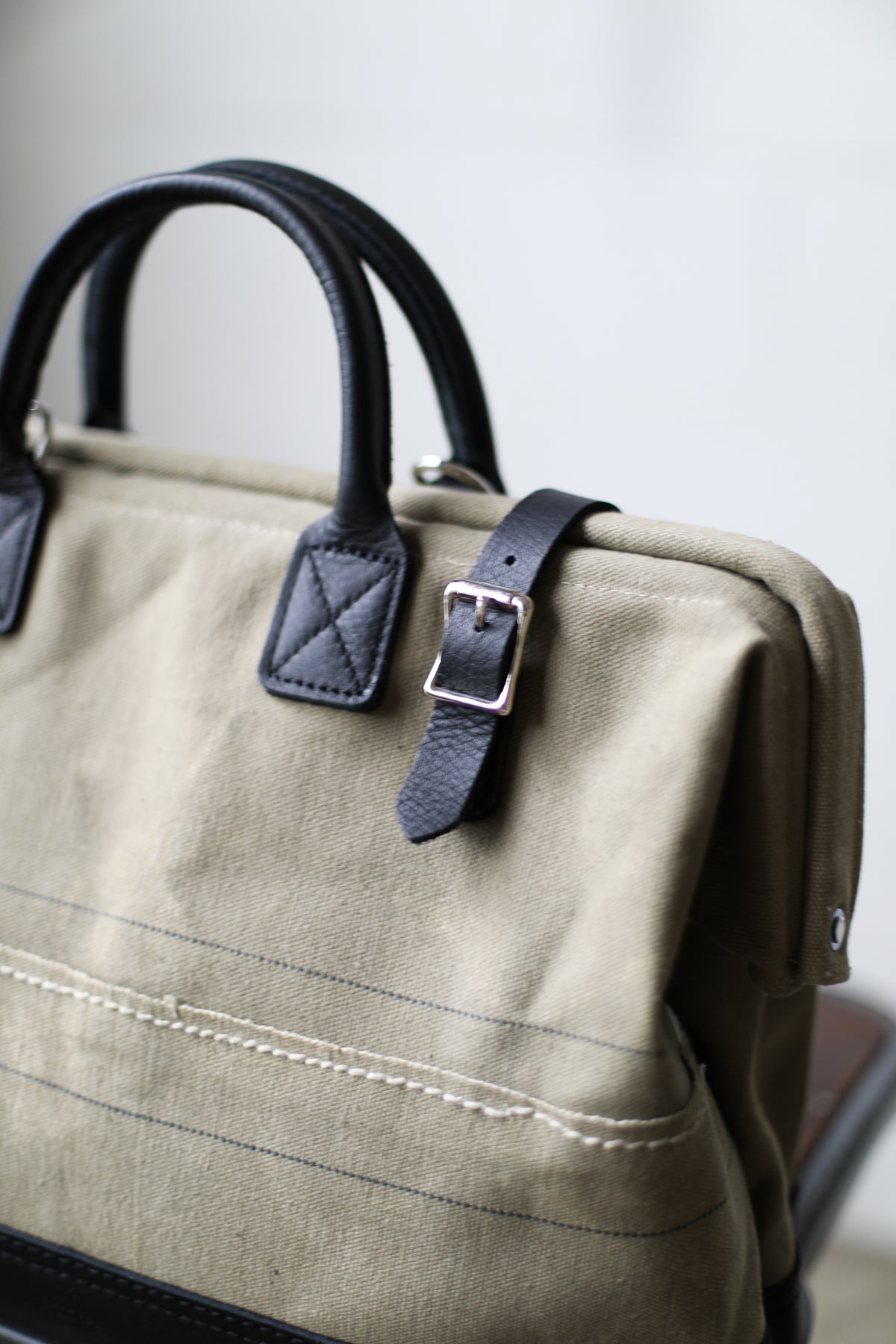 WWII era Salvaged USN Canvas Carryall