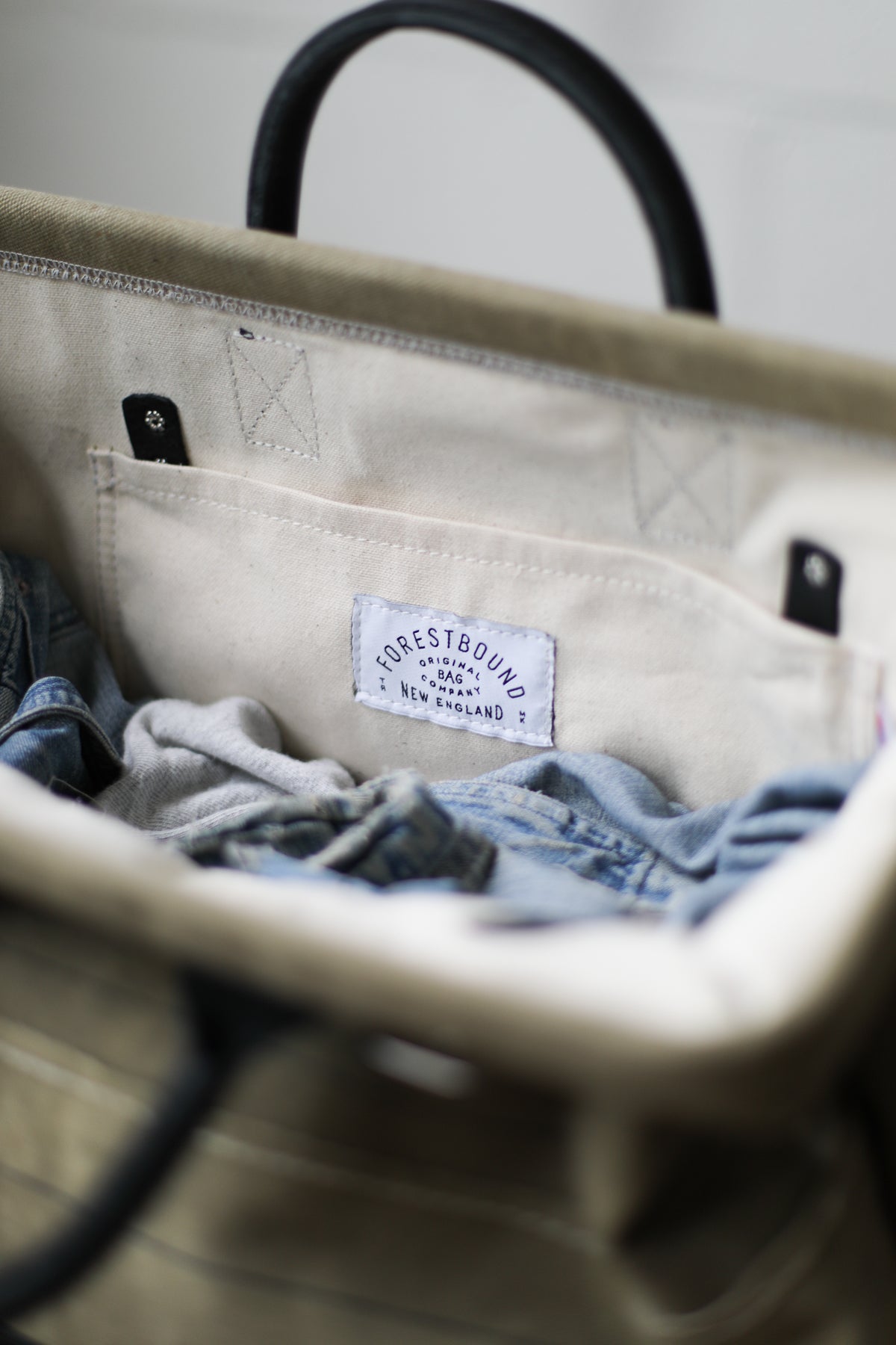 WWII era Salvaged USN Canvas Carryall