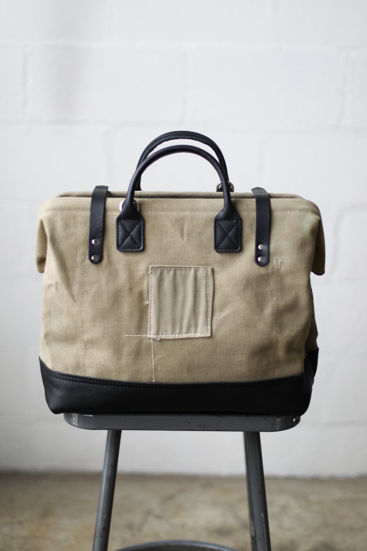 WWII era Salvaged USN Canvas Carryall