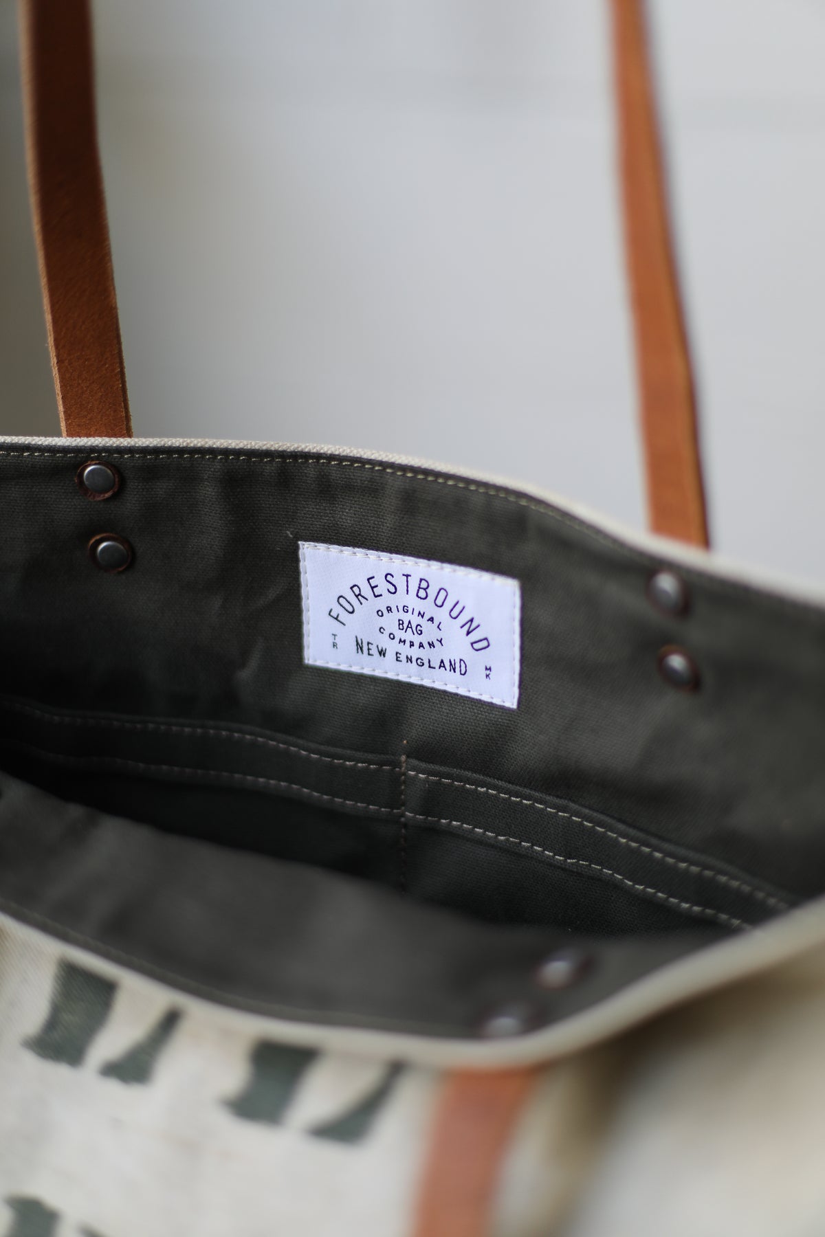 1940's era Salvaged USN Canvas Tote Bag