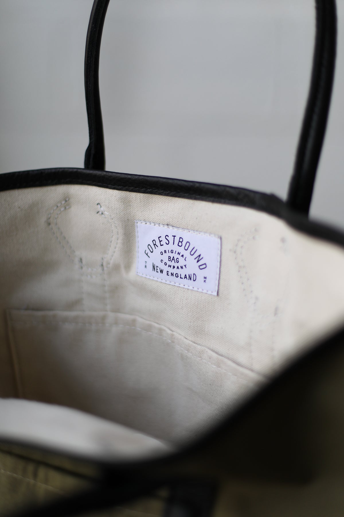 WWII era Salvaged Canvas Tote Bag