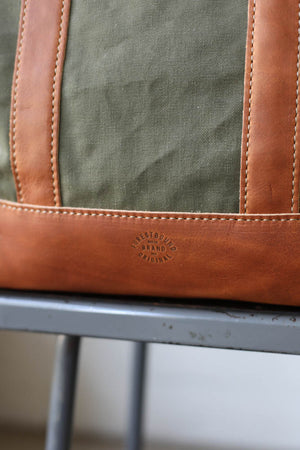 WWII era Salvaged Canvas Tote Bag