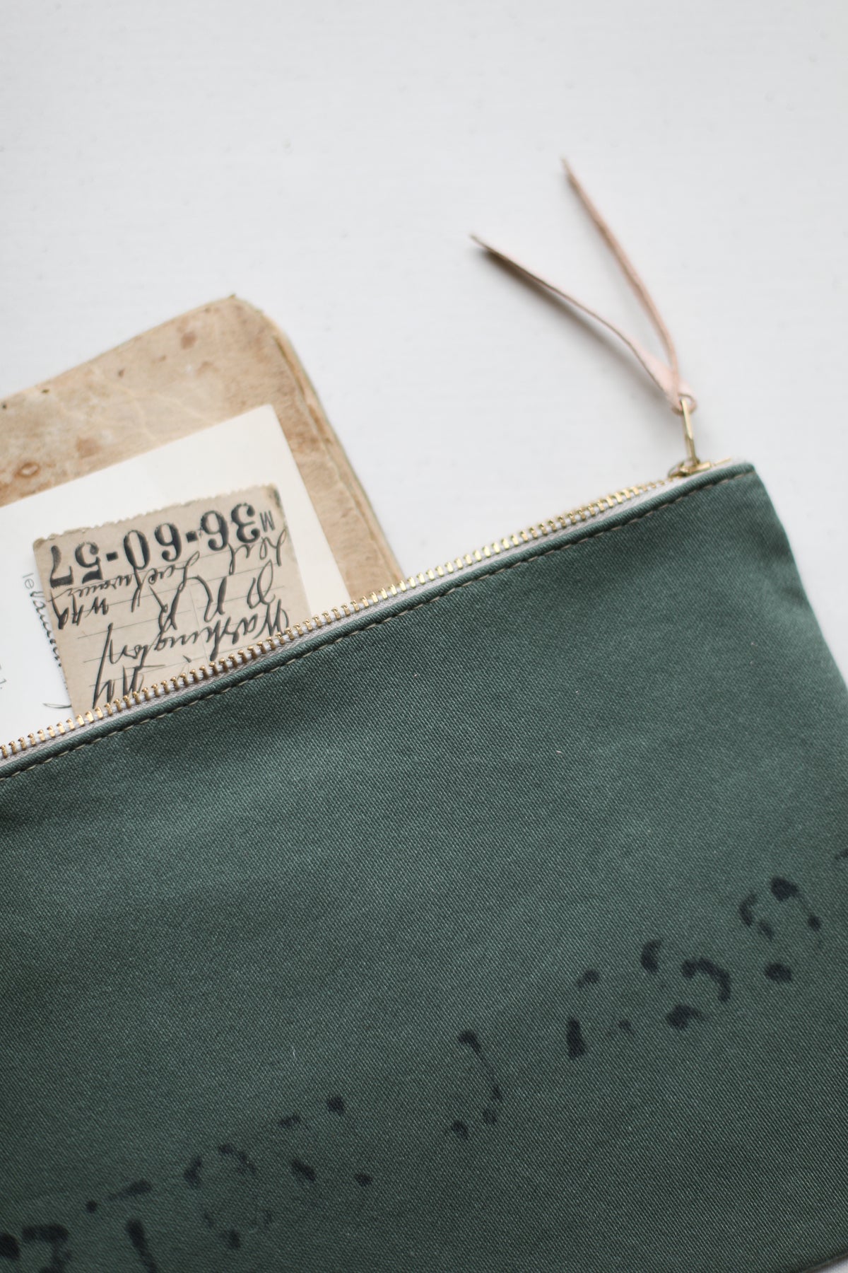 WWII era Military Canvas Utility Pouch