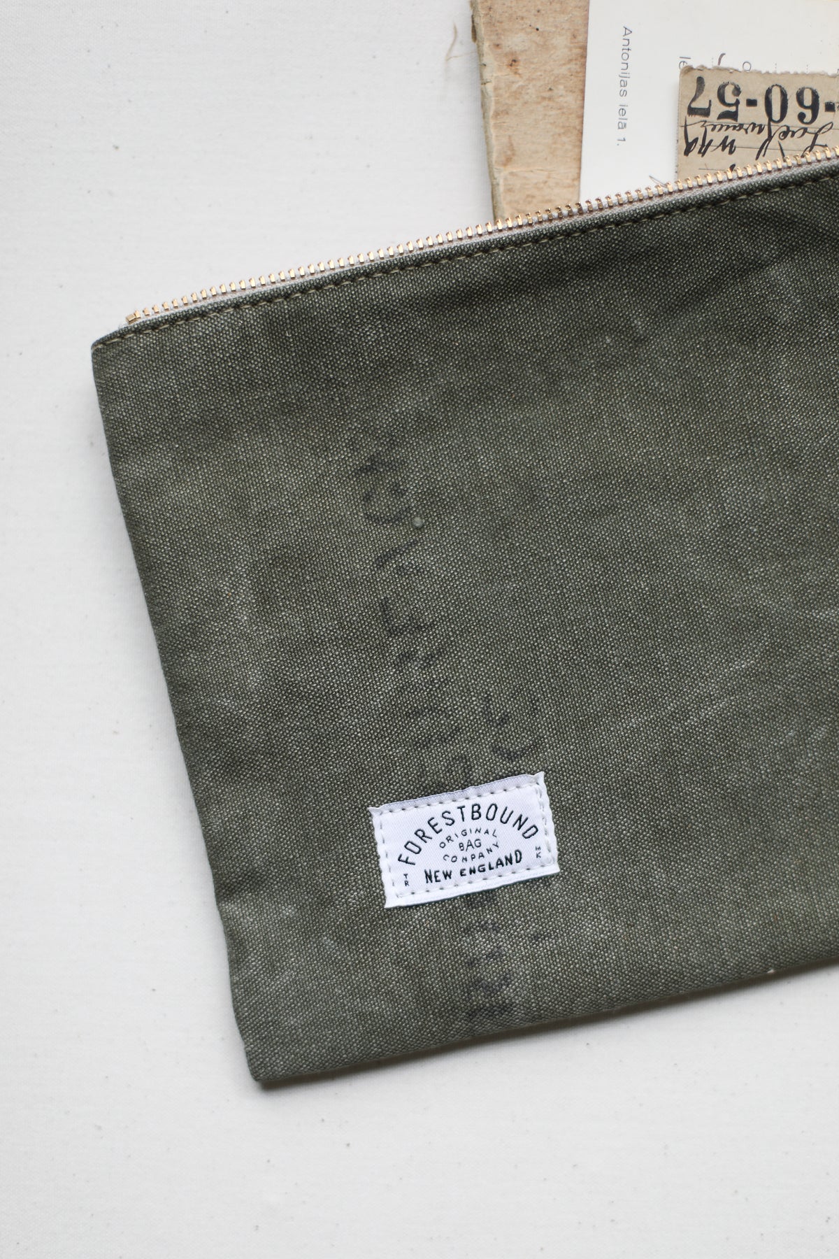 WWII era Military Canvas Utility Pouch
