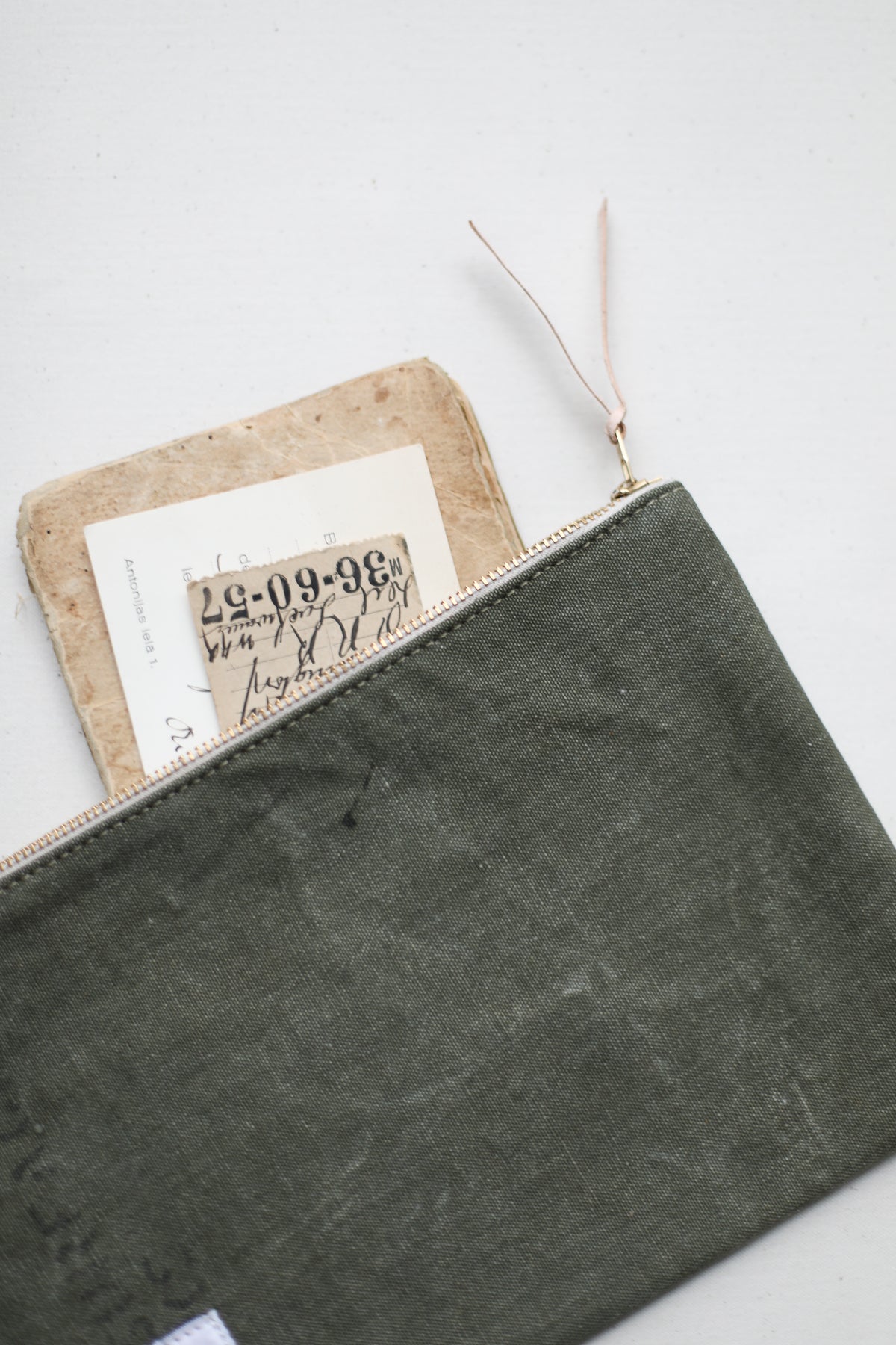 WWII era Military Canvas Utility Pouch