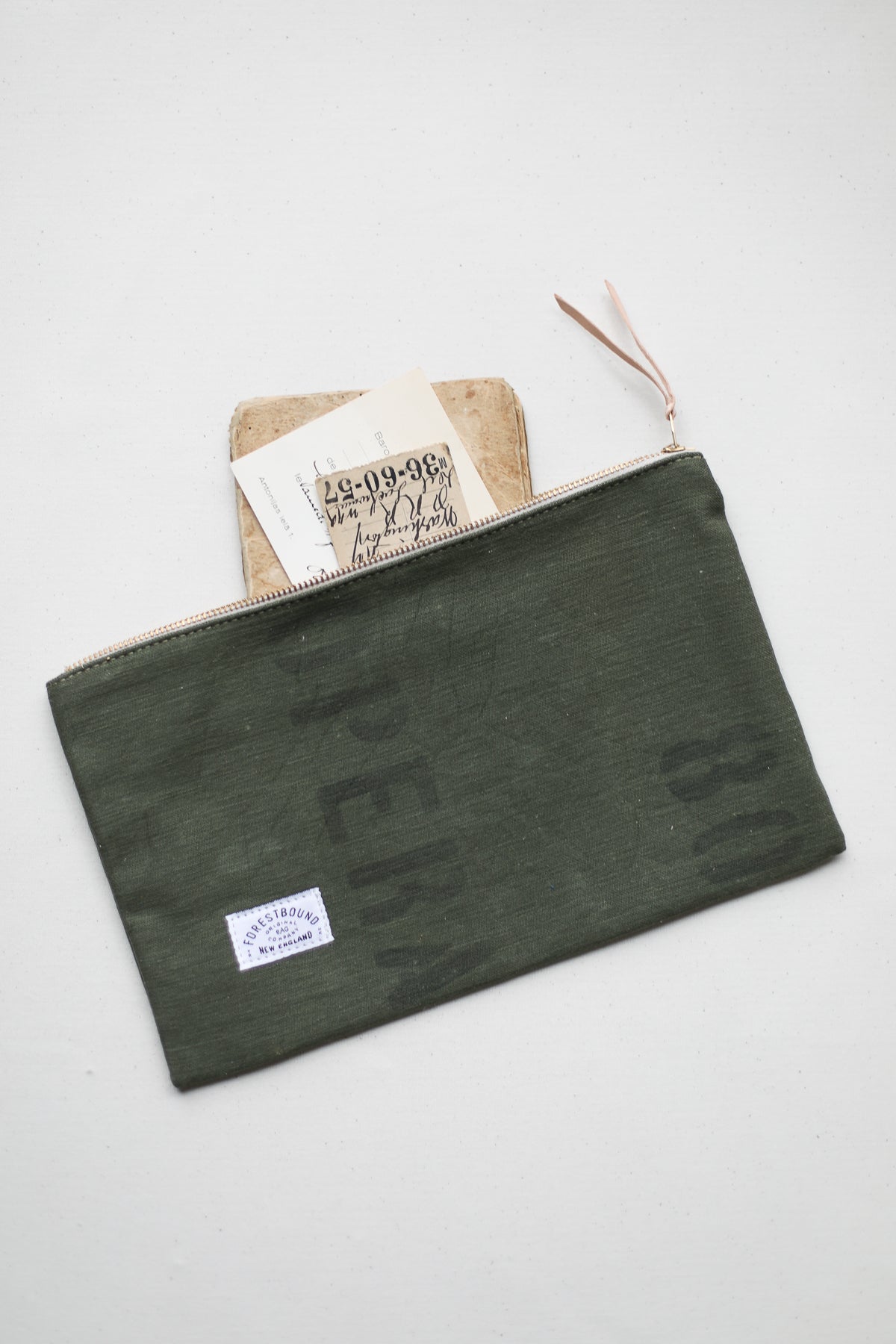 WWII era Military Canvas Utility Pouch