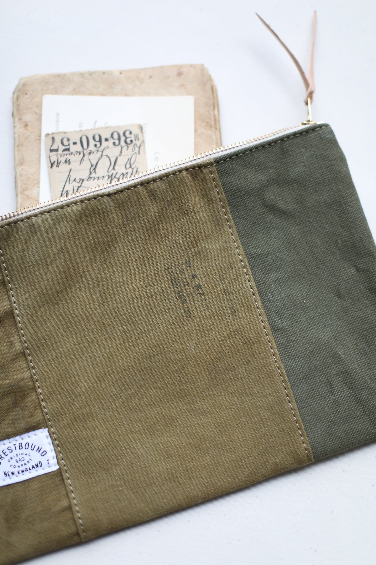 WWII era Military Canvas Utility Pouch