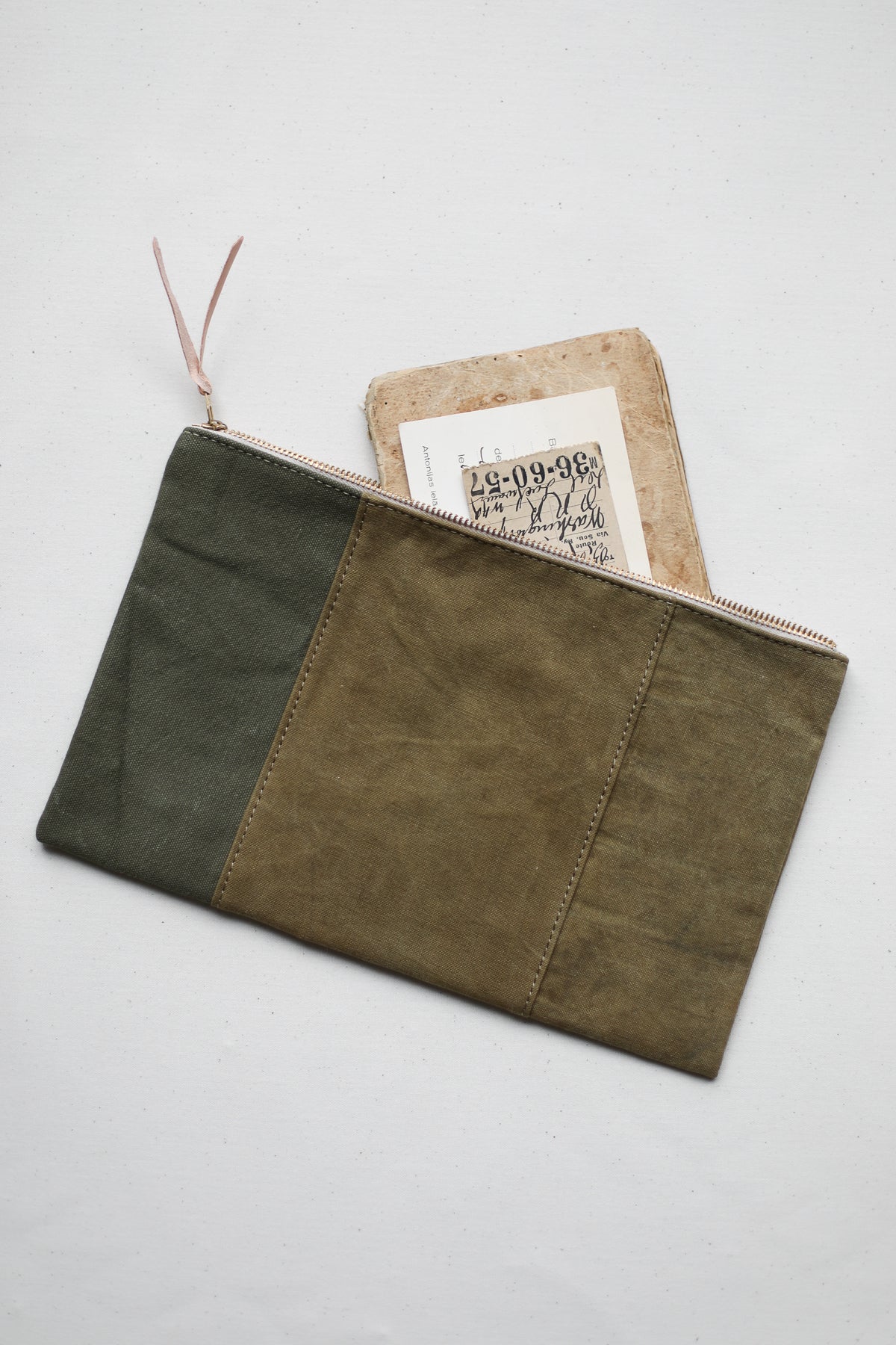 WWII era Military Canvas Utility Pouch