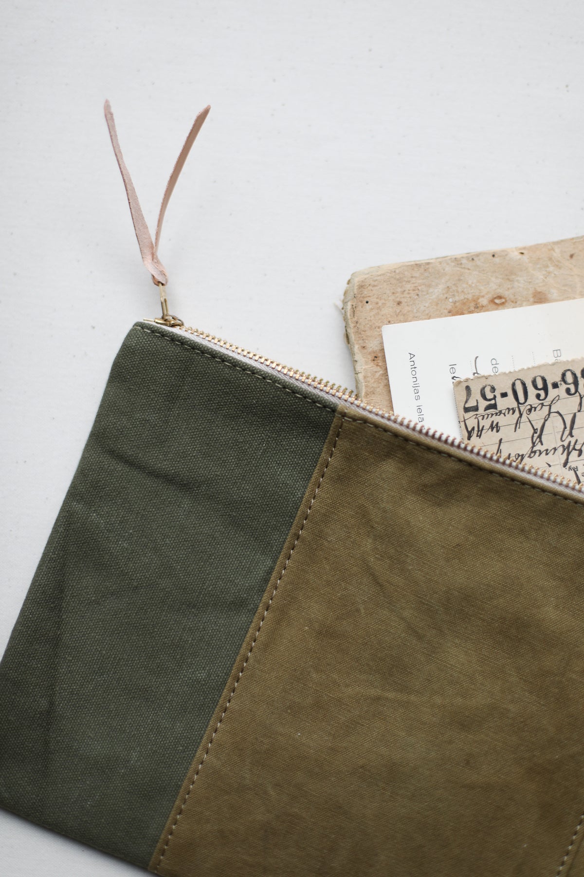 WWII era Military Canvas Utility Pouch