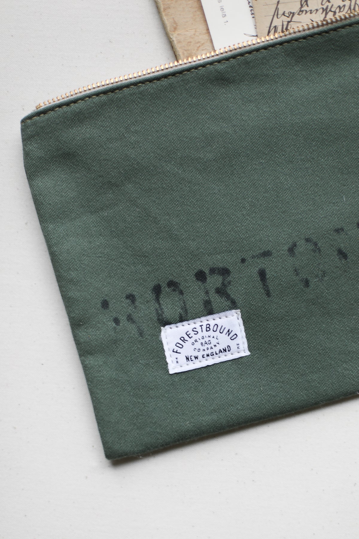 WWII era Military Canvas Utility Pouch