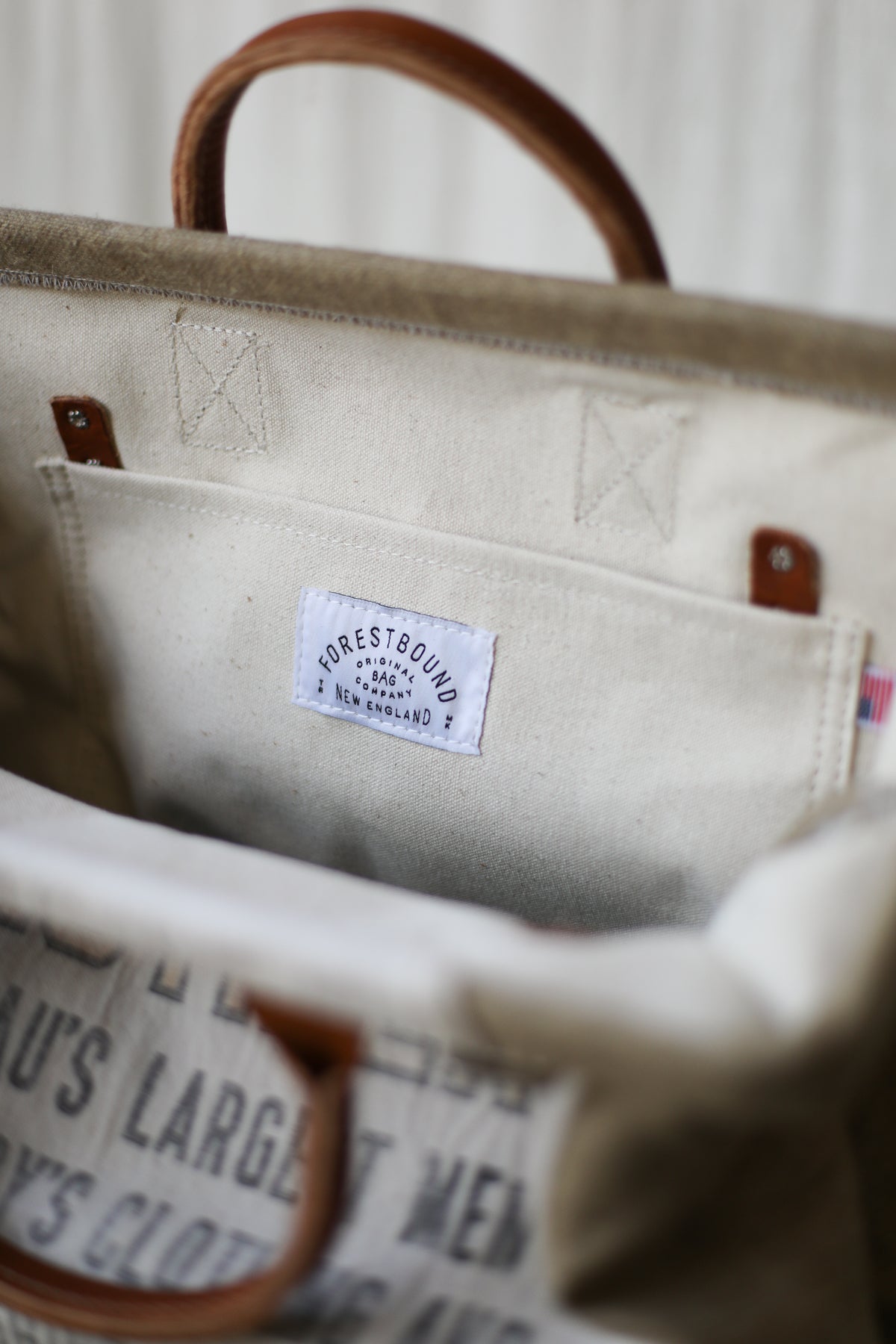 1960's era Salvaged Hemp & Work Apron Carryall