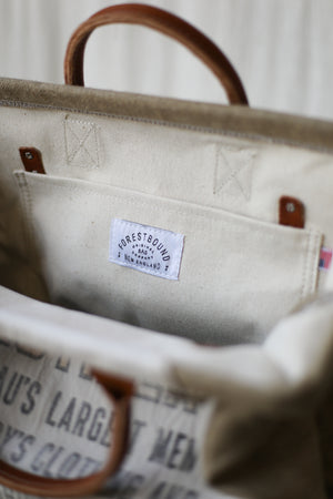 1960's era Salvaged Hemp & Work Apron Carryall