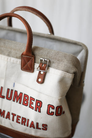 1960's era Salvaged Hemp & Lumber Apron Carryall