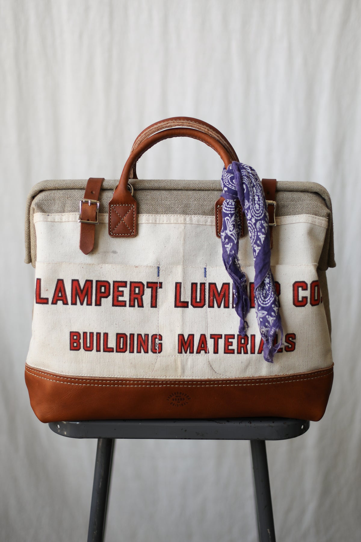 1960's era Salvaged Hemp & Lumber Apron Carryall