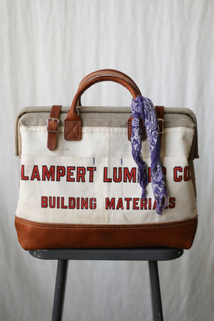 1960's era Salvaged Hemp & Lumber Apron Carryall
