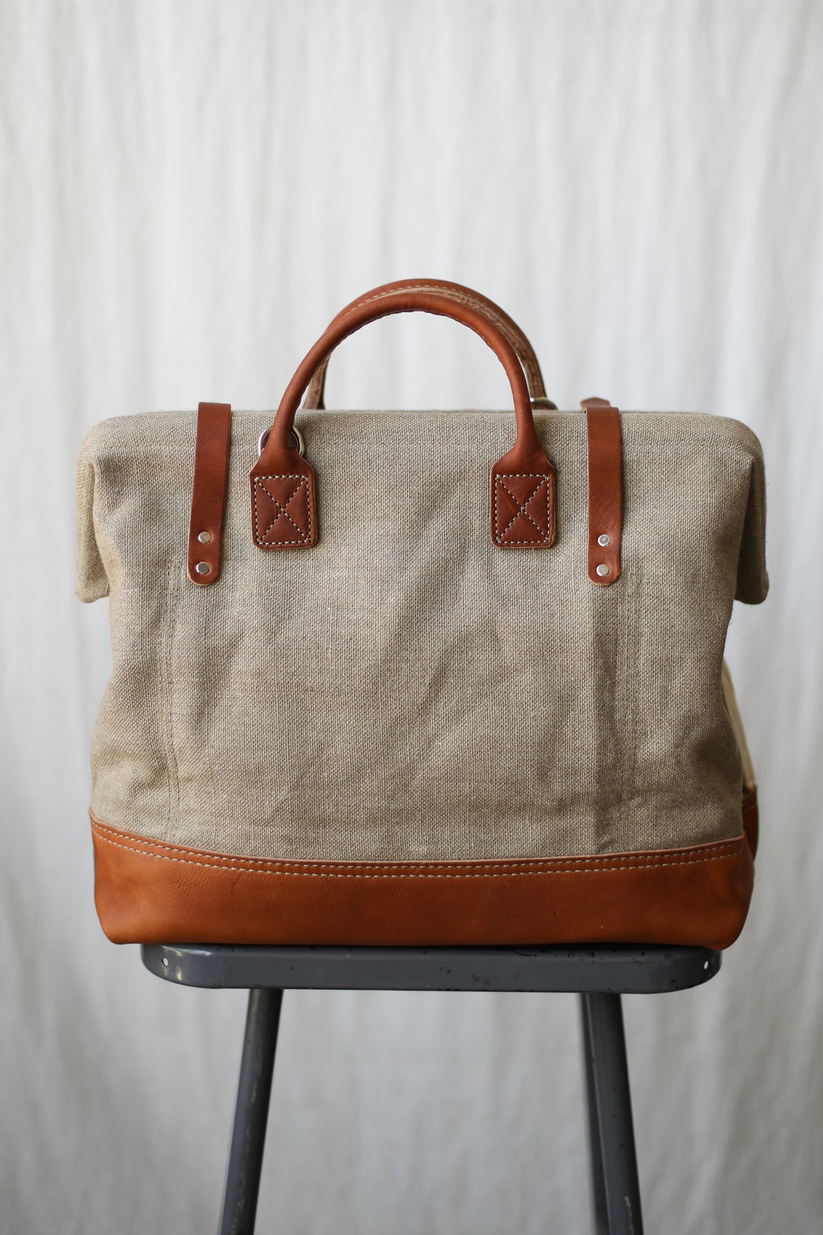 1960's era Salvaged Hemp & Lumber Apron Carryall