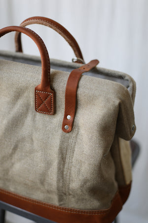 1960's era Salvaged Hemp & Lumber Apron Carryall