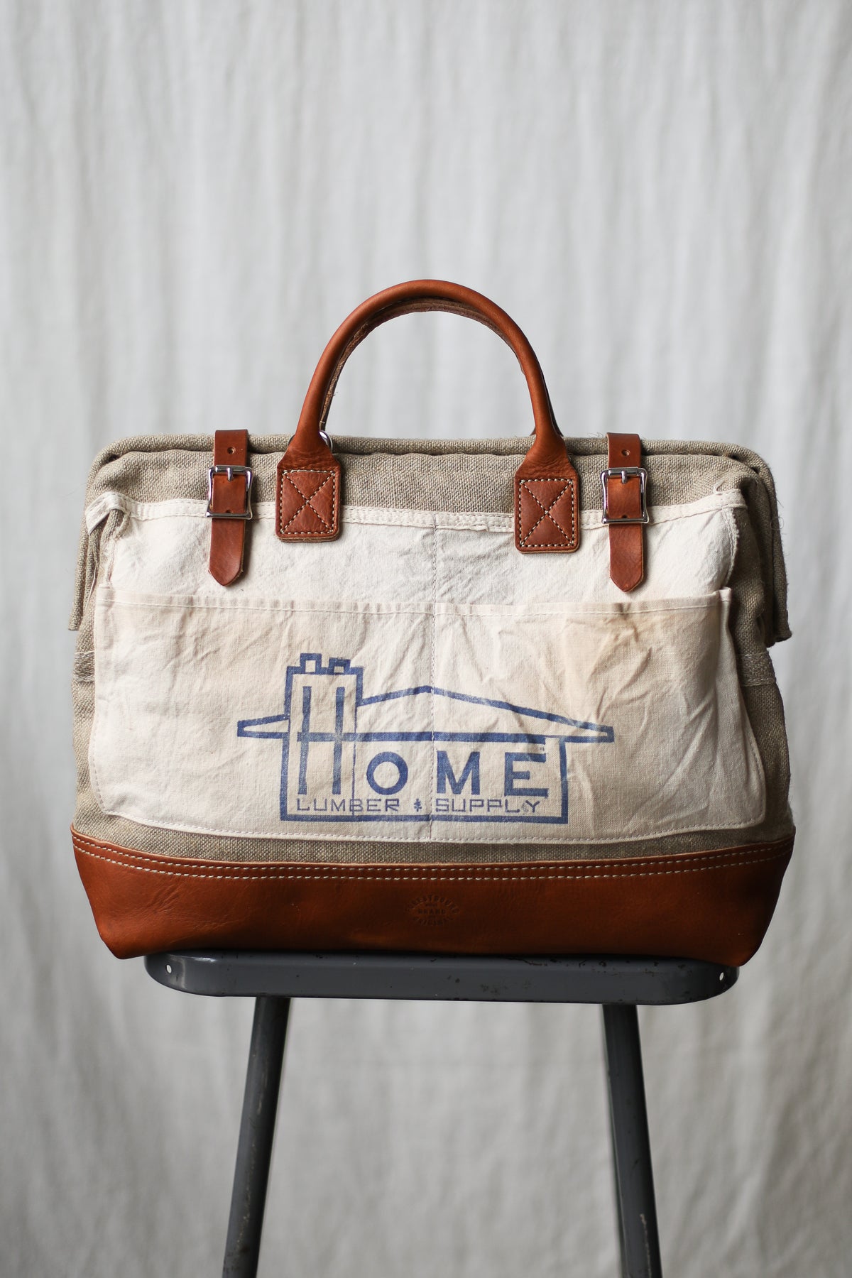 1960's era Salvaged Hemp & Lumber Apron Carryall