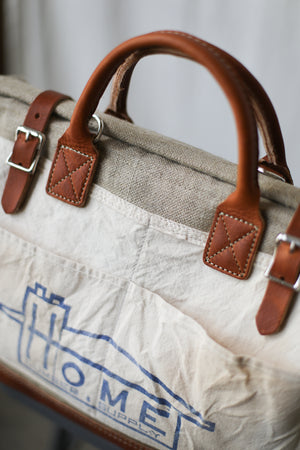 1960's era Salvaged Hemp & Lumber Apron Carryall