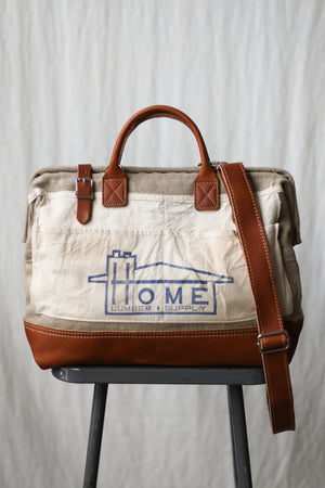 1960's era Salvaged Hemp & Lumber Apron Carryall
