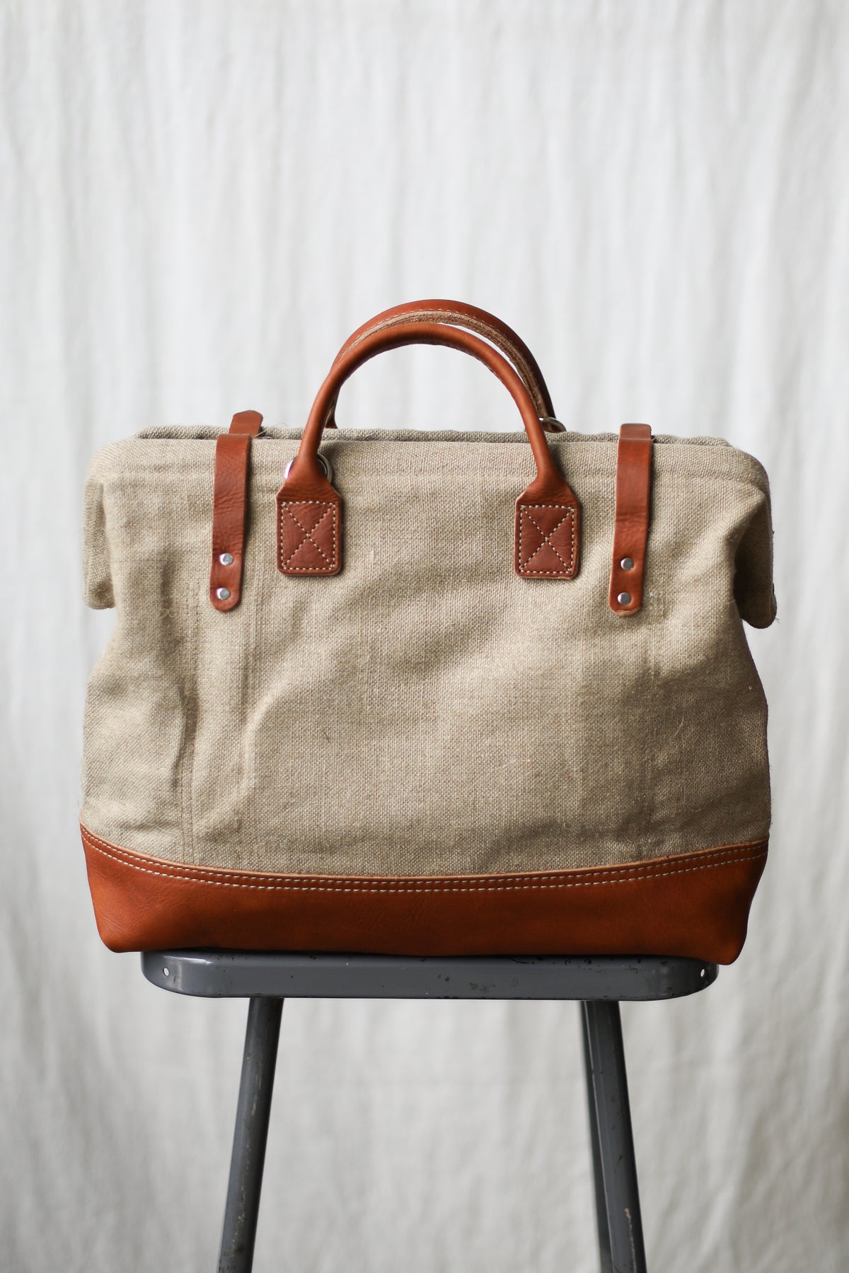 1960's era Salvaged Hemp & Lumber Apron Carryall