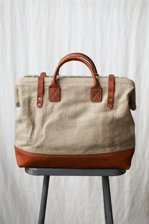 1960's era Salvaged Hemp & Lumber Apron Carryall