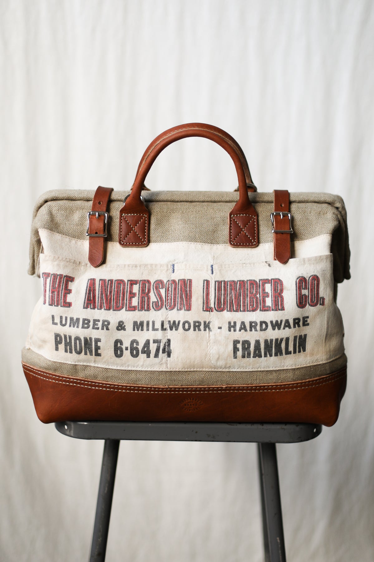 1960's era Salvaged Hemp & Lumber Apron Carryall