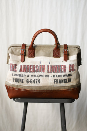 1960's era Salvaged Hemp & Lumber Apron Carryall