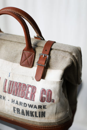 1960's era Salvaged Hemp & Lumber Apron Carryall