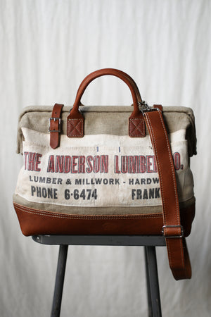 1960's era Salvaged Hemp & Lumber Apron Carryall