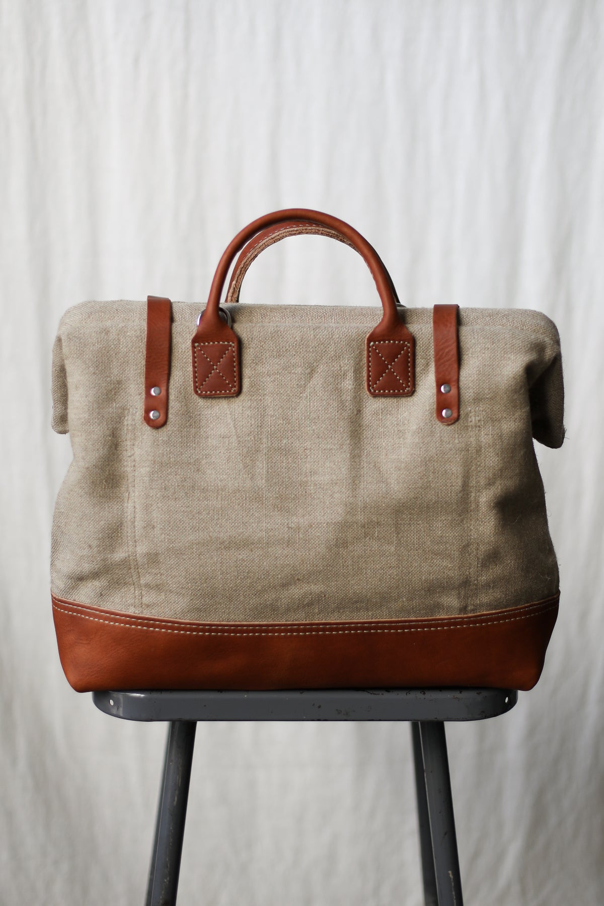 1960's era Salvaged Hemp & Lumber Apron Carryall