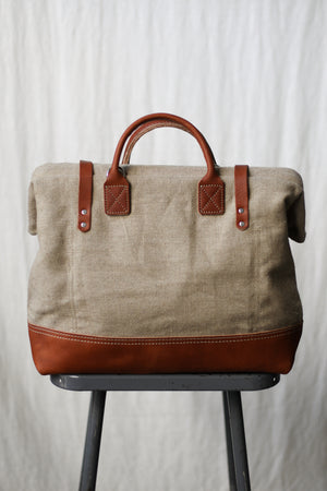 1960's era Salvaged Hemp & Lumber Apron Carryall