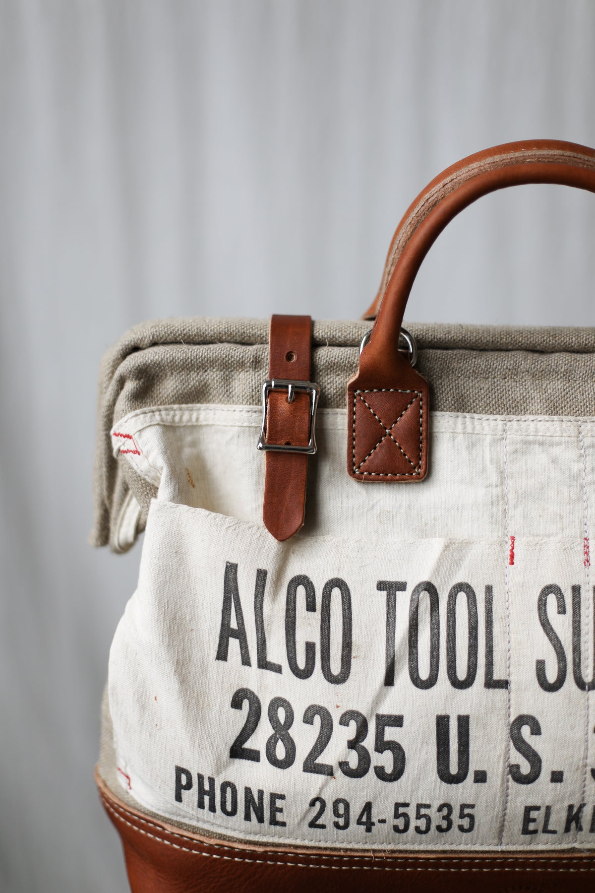 1960's era Salvaged Hemp & Lumber Apron Carryall