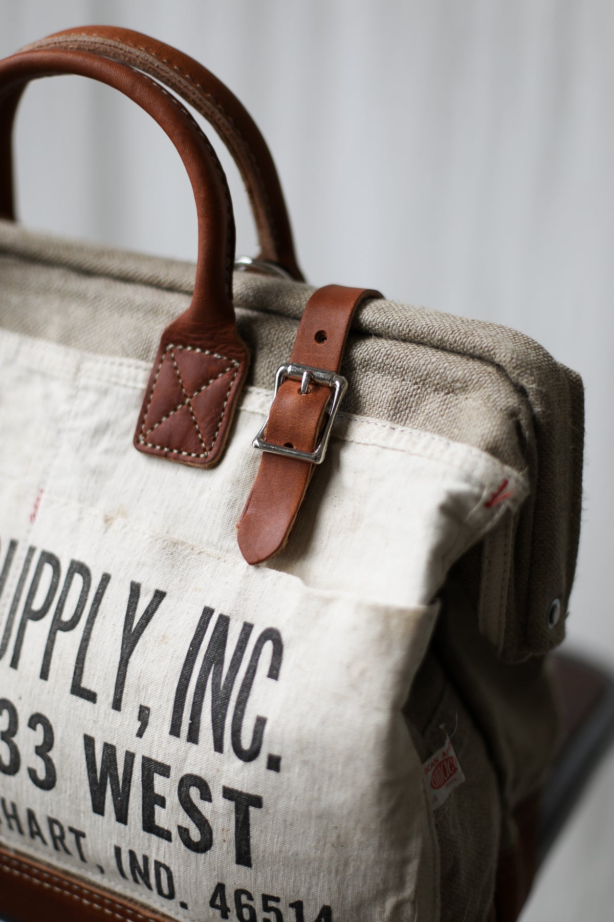 1960's era Salvaged Hemp & Lumber Apron Carryall