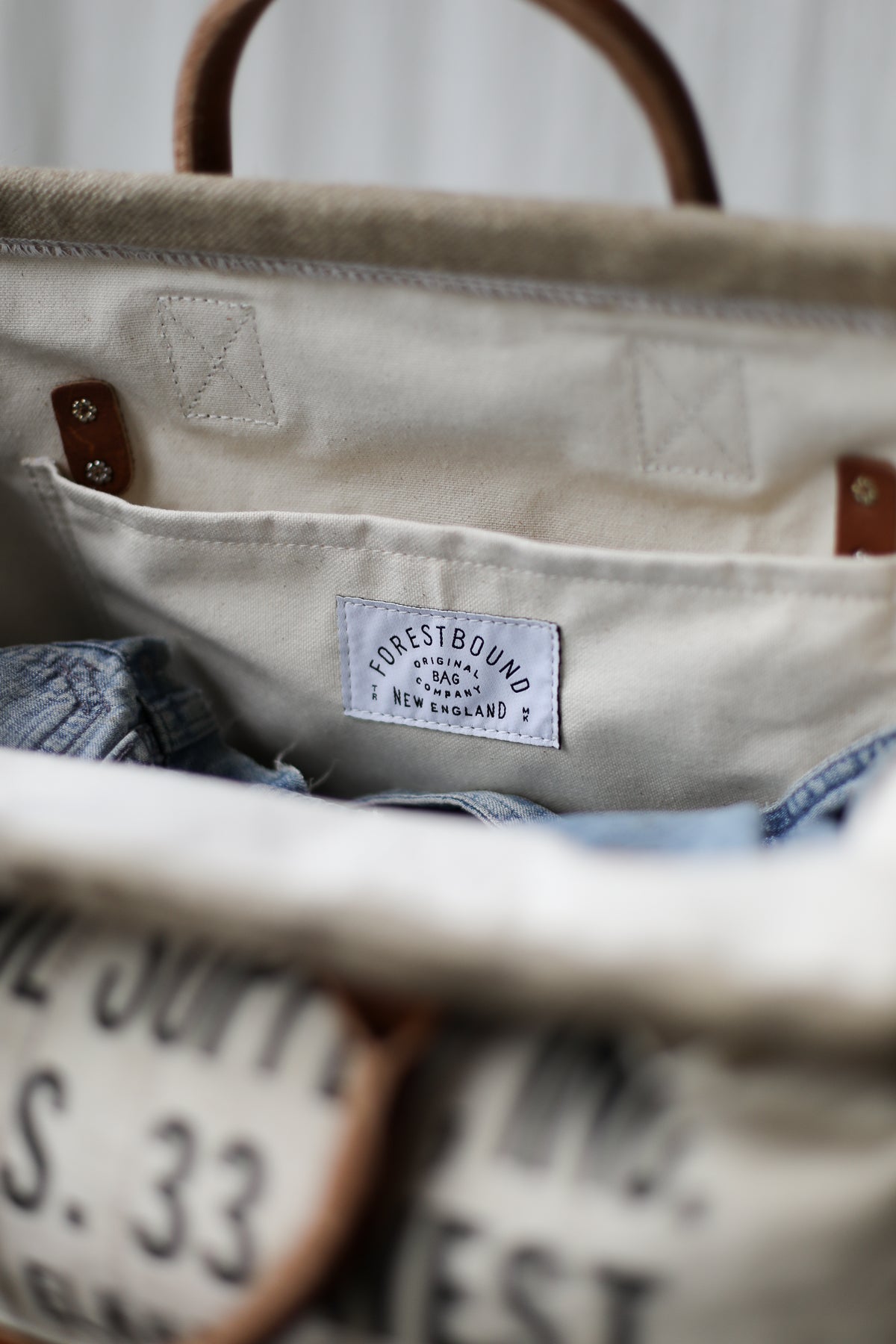 1960's era Salvaged Hemp & Lumber Apron Carryall