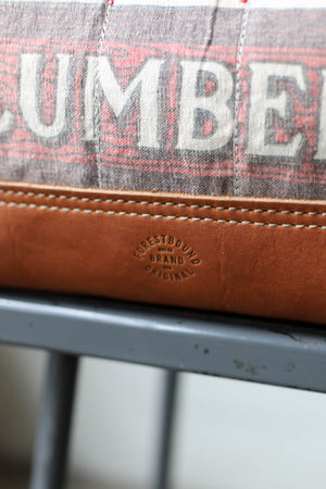 1940's era Salvaged Canvas & Apron Carryall