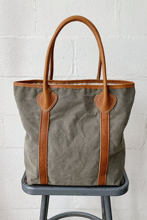 WWII era Salvaged Canvas Tote Bag