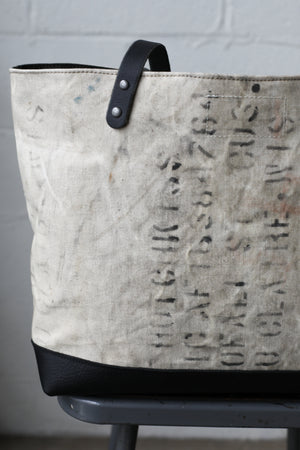 WWII era Salvaged USN Canvas Tote Bag