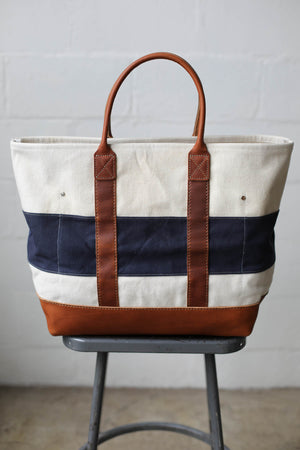 WWII era Salvaged USN Canvas Tote Bag