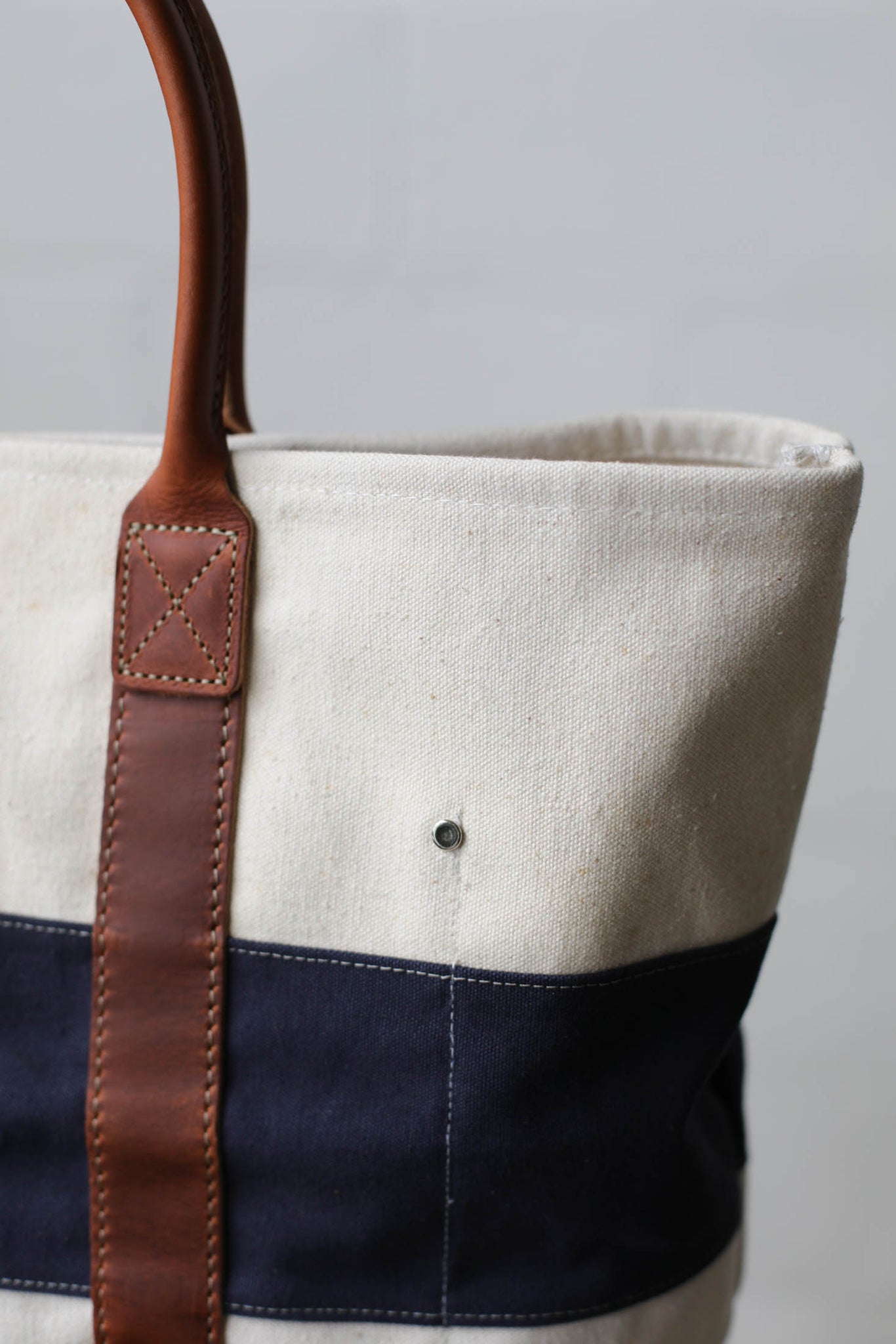 WWII era Salvaged USN Canvas Tote Bag