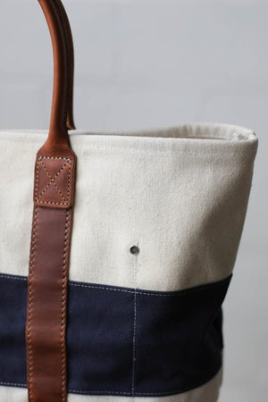 WWII era Salvaged USN Canvas Tote Bag